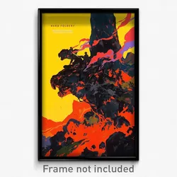 Icelandic Movie Poster - Warlike Foundry (Iceland Retro Film Art Print)