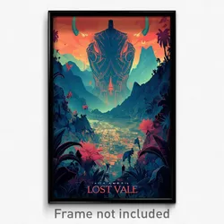 Mexican Movie Poster - Lost Vale (Mexico Psychedelic Art Retro Film Print)