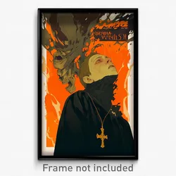 Greek Movie Poster - Boy Feeling Pleasure, Tattered Brown Scarf (Art Print)