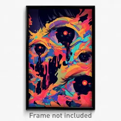 Art Poster - Steel Wheel (Psychedelic Trippy Weird 11x17 Cartoon Print)