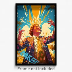 Icelandic Movie Poster - Man Feeling Excited, Pretty Crown (Iceland Art Print)