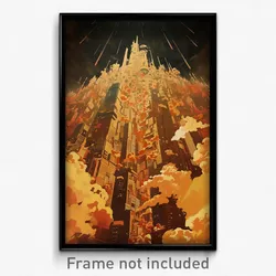 German Movie Poster - Enormous Canadian City (Germany Retro Film Art Print)
