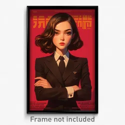 Thai Movie Poster - Girl Feeling Enjoyment, Superb Suit (Thailand Art Print)