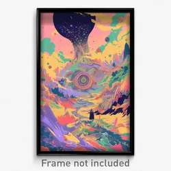 Art Poster - Big Dominion (Psychedelic Trippy Weird 11x17 Print)