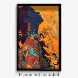 Bollywood Movie Poster - Rusty Post (India Retro Hindi Film Art Print)