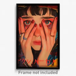 Russian Movie Poster - Woman Feeling Helpless, Well Worn Scrunchie (Art Print)