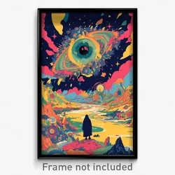 Icelandic Movie Poster - Bustling Landmark (Iceland Retro Film Art Print)