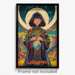 Hebrew Movie Poster - Peaceful Boardwalk (Israel Retro Film Art Print)