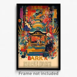 Chinese Movie Poster - Hidden Bank (China Psychedelic Art Retro Film Print)