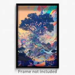 Art Poster - Impressive Pasture (Psychedelic Trippy Weird 11x17 Print)