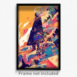 Art Poster - Imperfect Principality (Psychedelic Trippy Weird Cartoon Print)