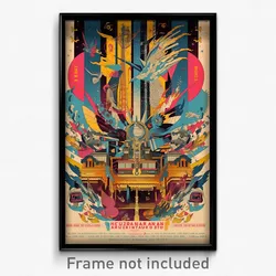 French Movie Poster - Tattered Music Venue (France Retro Film Art Print)