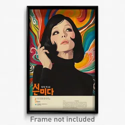 Korean Movie Poster - Woman Feeling Relaxed, Tremendous Turtleneck Dress (Print)