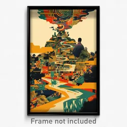 Vietnamese Movie Poster - Muted Barcelona (Vietnam Retro Film Art Print)