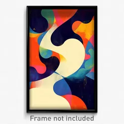 Art Poster - White Intersection (Psychedelic Trippy Weird 11x17 Print)