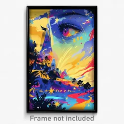 Brazilian Movie Poster - Far Mere (Brazil Psychedelic Art Retro Film Print)