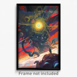 Movie Art Poster - Sparkling Pallisade (Psychedelic Retro Weird Film Print)
