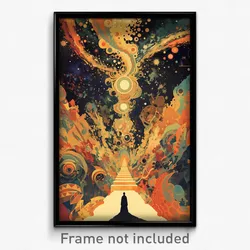 Spanish Movie Poster - Exotic Crypt (Spain Psychedelic Art Retro Film Print)