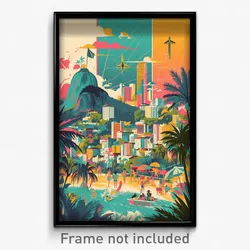 Vietnamese Movie Poster - Fluffy Rio De Janeiro (Vietnam Retro Film Art Print)