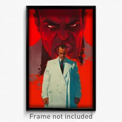 Brazilian Movie Poster - Man Feeling Angry, Impeccable White Coat (Art Print)