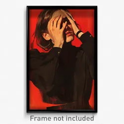 German Movie Poster - Woman Feeling Schadenfreude, Fresh Black Wristband (Print)