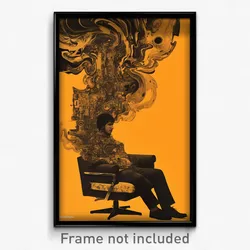 Spanish Movie Poster - Colorless Chair (Spain Psychedelic Art Retro Film Print)