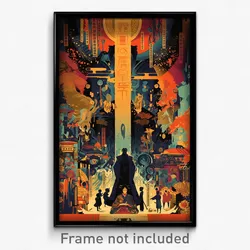 Vietnamese Movie Poster - Steel Battlements (Vietnam Retro Film Art Print)