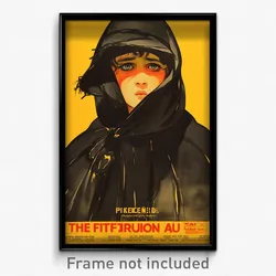 French Movie Poster - Boy Feeling Paranoid, Outlandish Hooded Cloak (Art Print)