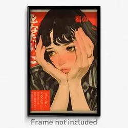 Japanese Movie Poster - Girl Feeling Humility, Rectangular Sleeve Cuffs (Print)