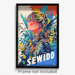 Greek Movie Poster - Sweet Wild (Greece Psychedelic Trippy Art Retro Film Print)