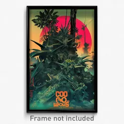 Greek Movie Poster - Colossal Bog (Greece Psychedelic Art Retro Film Print)