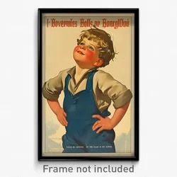 German Movie Poster - Boy Feeling Schadenfreude, Blue Capri Pants (Art Print)