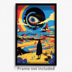 Greek Movie Poster - Superb Stockade (Greece Psychedelic Art Retro Film Print)