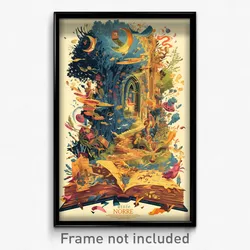 French Movie Poster - Awesome Comic Book Store (France Retro Film Art Print)