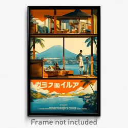 Indonesian Movie Poster - Multicolored American Architecture (Film Art Print)