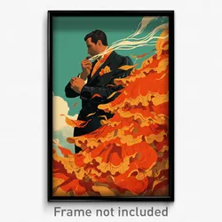 Mexican Movie Poster - Man Feeling Resentment, Beautiful Frills (Art Print)