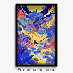 Art Poster - Tremendous Kingdom (Psychedelic Trippy Weird 11x17 Print)