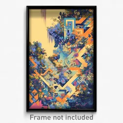 Icelandic Movie Poster - Thorny Estate (Iceland Retro Film Art Print)
