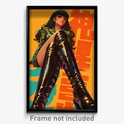 Indonesian Movie Poster - Woman Feeling Powerless, Shady Knee Boots (Art Print)