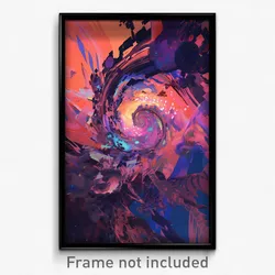 Art Poster - Agile Chasm (Psychedelic Trippy Weird 11x17 Print)