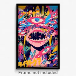 German Movie Poster - Girl Feeling Happy, Unkempt Print (Germany Film Art Print)
