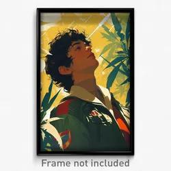 Movie Art Poster - Boy Feeling Tenderness, Spanish Green Sailor Collar (Print)