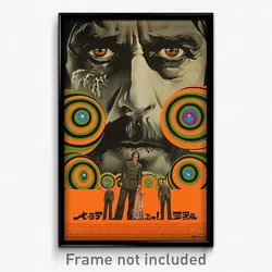 German Movie Poster - Dirty Bolt Hole (Germany Psychedelic Art Retro Film Print)