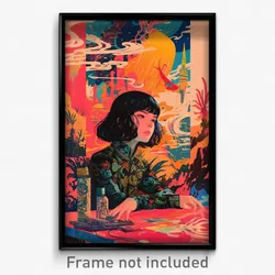 Vietnamese Movie Poster - Bold Prague (Vietnam Psychedelic Art Retro Film Print)