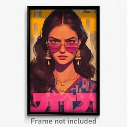 Bollywood Movie Poster - Girl Feeling Gloomy, Large Eyewear Strap (Art Print)