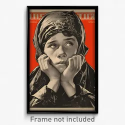 Russian Movie Poster - Boy Feeling Mystified, Extra Large Neckerchief (Print)