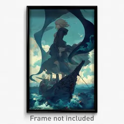 Art Poster - A Sunken Treasure Ship Guarded By Spectral Pirates