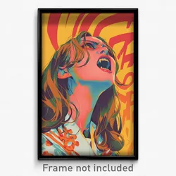 Greek Movie Poster - Girl Feeling Paranoid, Livid White Sailor Collar (Print)