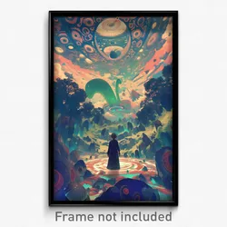 Movie Art Poster - Strange Gazebo (Psychedelic Trippy Retro Cartoon Film Print)