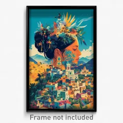 Mexican Movie Poster - Gorgeous View (Mexico Psychedelic Art Retro Film Print)